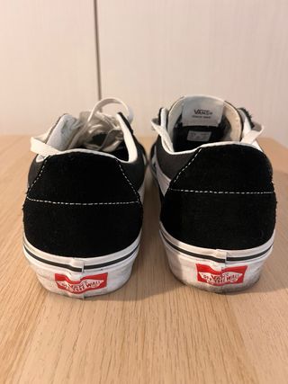 Vans Sk8 Low Sneakers Nero Bianco