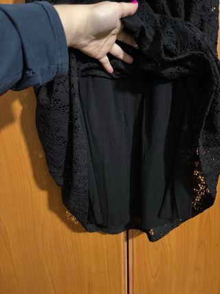 Mini Abito In Pizzo Nero Marca”URBAN CLASSICS”tgXL