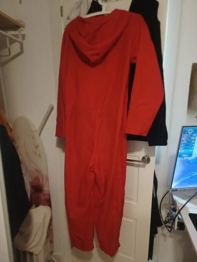 Disfraz V de Vendetta Rojo talla 10-12