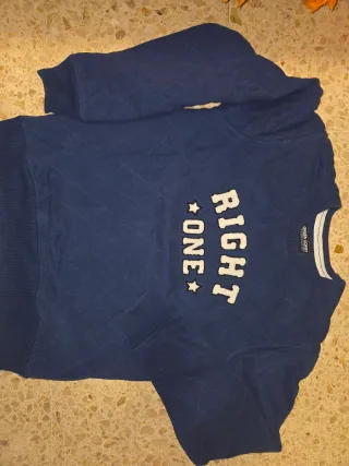 Sudadera niño azul RIGHT ONE