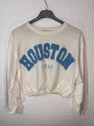 Sudadera Houston Texas Crop Top