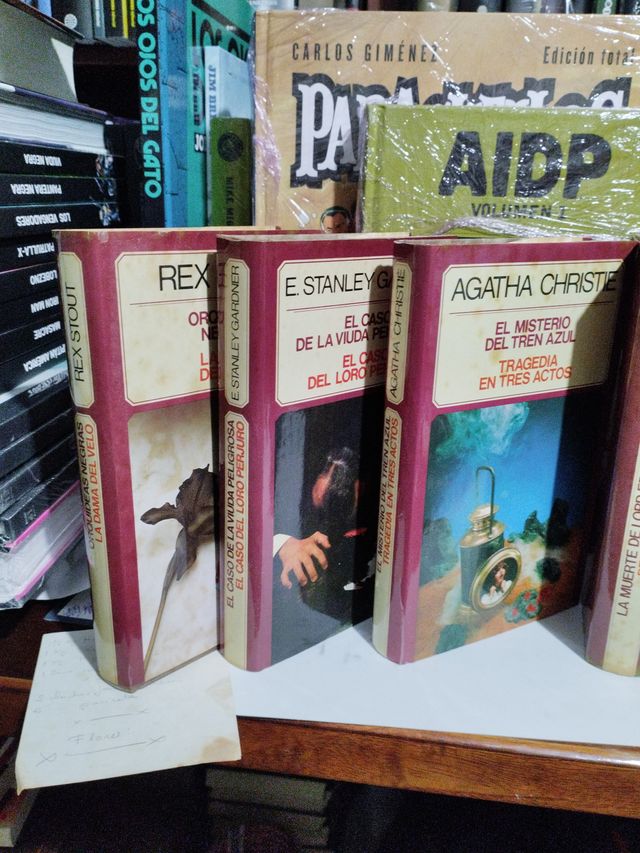 Lote 9 novelas crimen y misterio por 2€