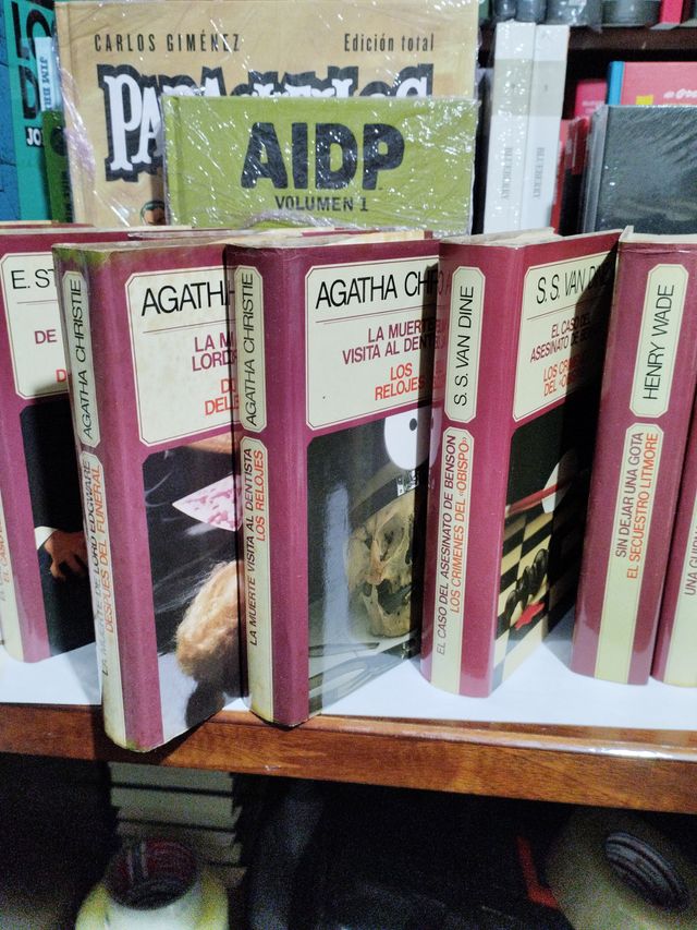 Lote 9 novelas crimen y misterio por 2€