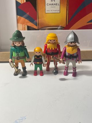 4 Figuras Medievales Playmobil