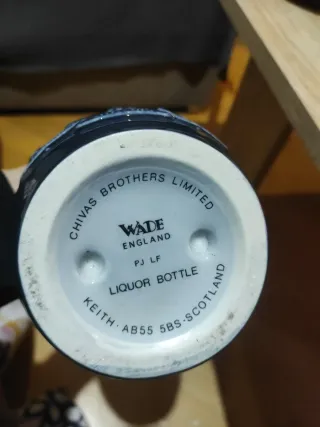 Bottiglia Chivas Vuota in Porcellana