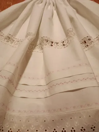 Enagua Baturra Tradicional Blanca