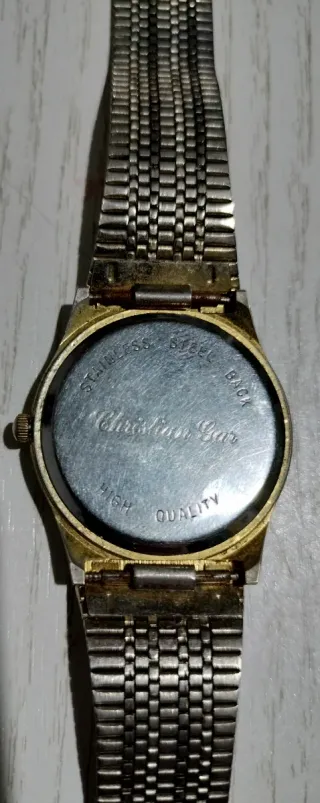 Reloj Christian Gar Mujer Dorado y Plateado