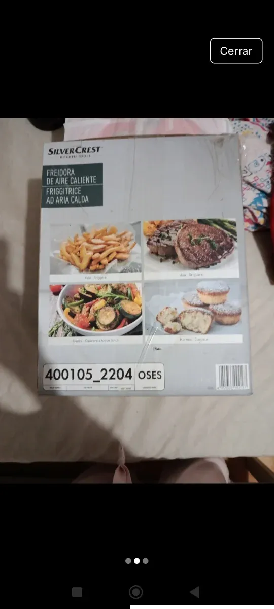 Freidora de aire SilverCrest 1000W