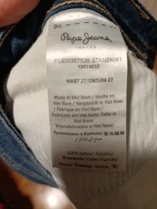 Falda vaquera Pepe Jeans azul