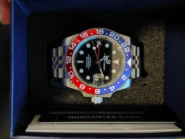 Reloj Pagani Design Pepsi GMT Automático