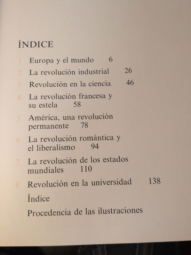 La vida en la era de las revoluciones