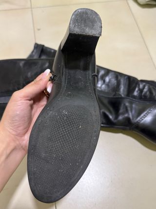 Botas de tacón alto negras talla 40