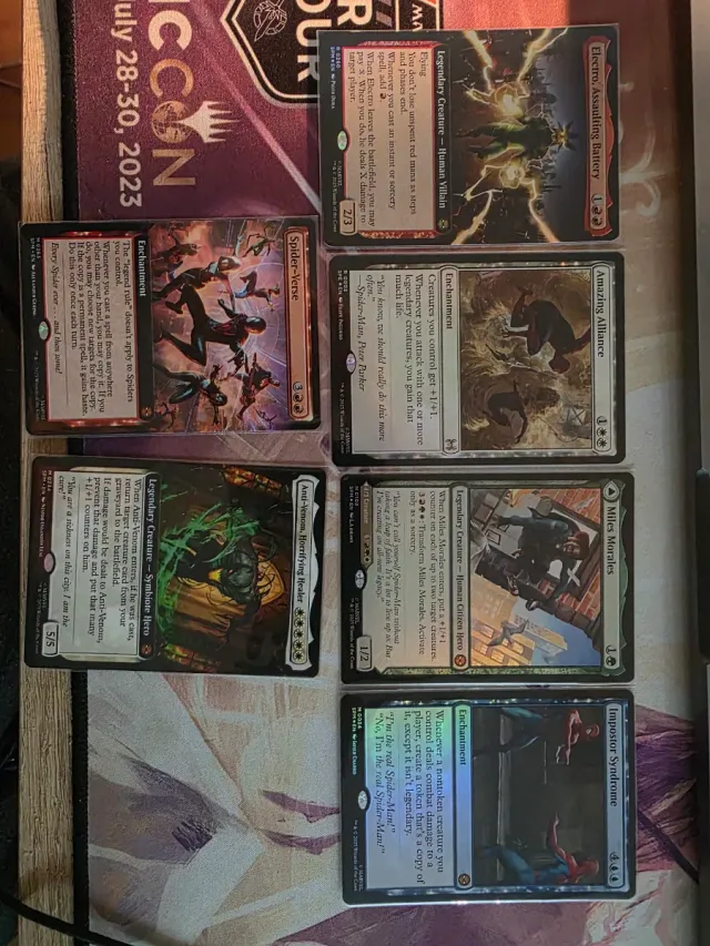 Magic The Gathering: Spiderman Cards