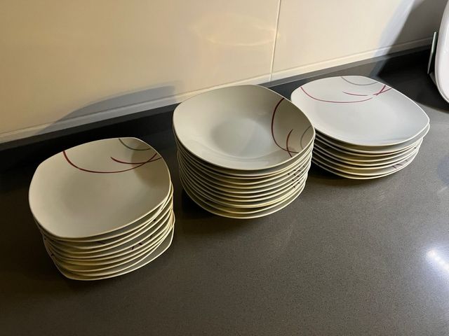 Vajilla cerámica diseño moderno