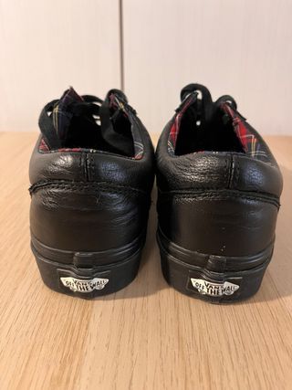 Scarpe Vans Old Skool Nere Pelle