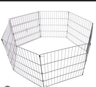 Parque corral para perros metálico