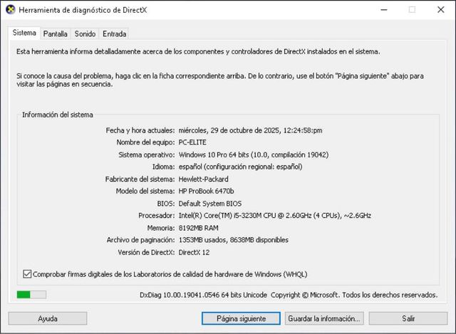 HP Probook 6470b i5 8GB RAM 320GB HDD Win10Lite