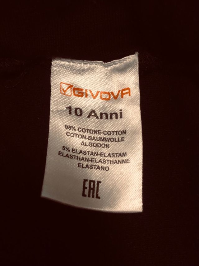 Tuta bambino Givova 10 anni