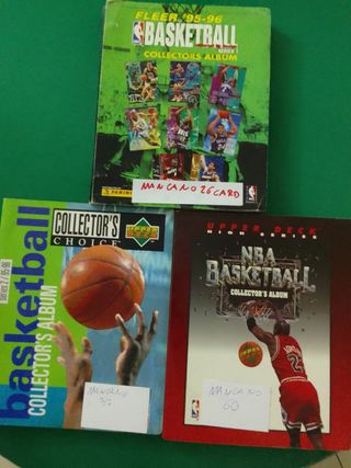 Album Carte Basket Anni 90 - Fleer, Upper Deck