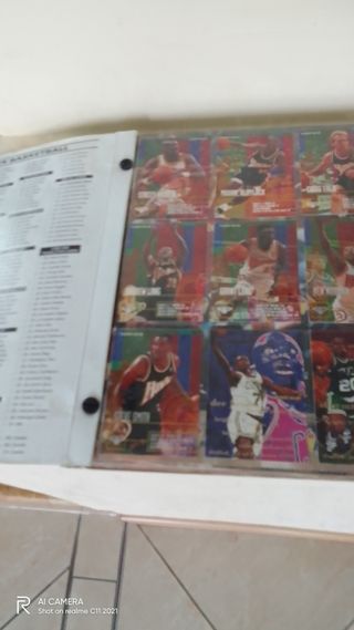 Album Carte Basket Anni 90 - Fleer, Upper Deck