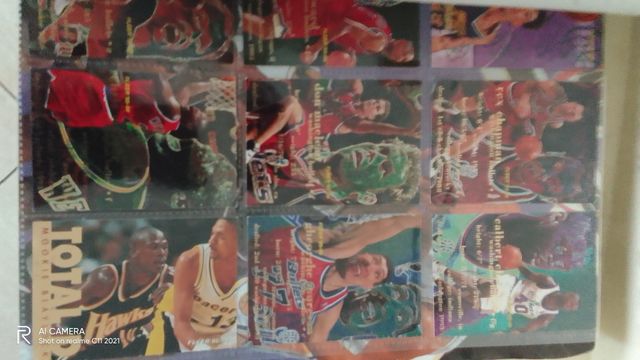 Album Carte Basket Anni 90 - Fleer, Upper Deck