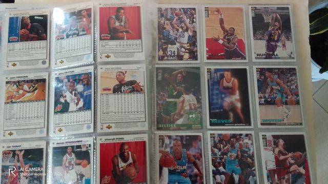Album Carte Basket Anni 90 - Fleer, Upper Deck