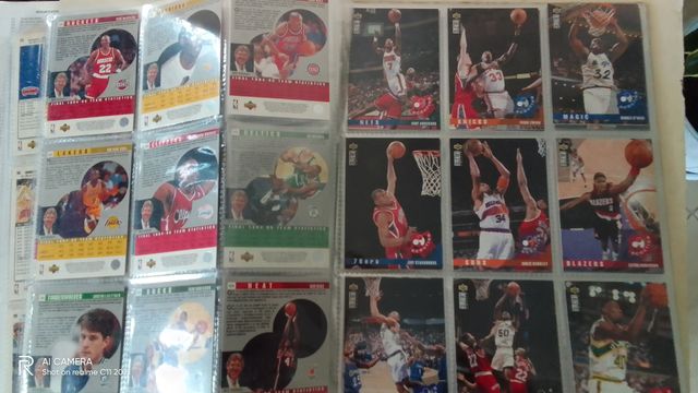 Album Carte Basket Anni 90 - Fleer, Upper Deck