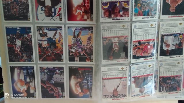 Album Carte Basket Anni 90 - Fleer, Upper Deck