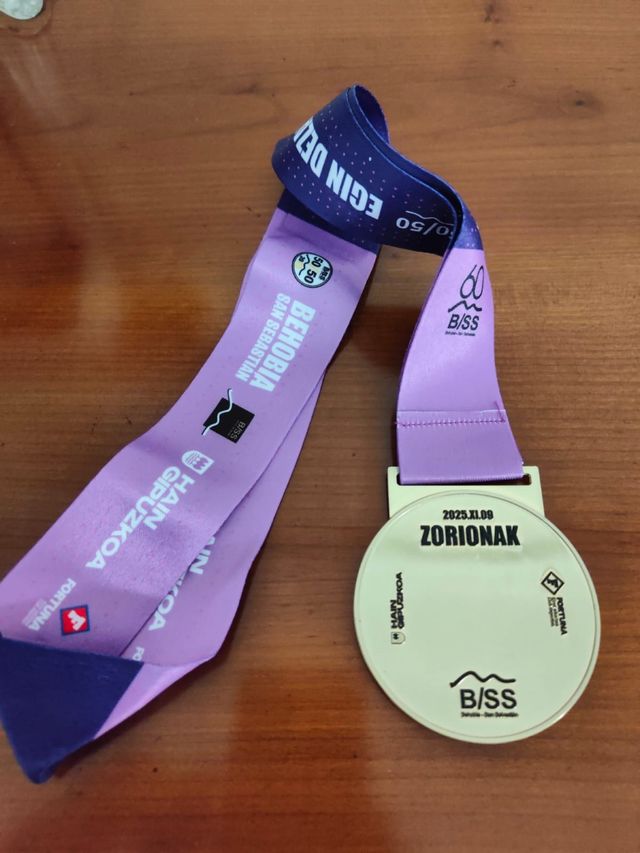 Medalla Behobia San Sebastian 2025
