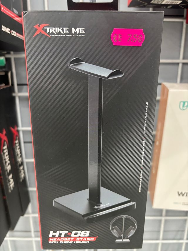 Soporte Auriculares Xtrike Me HT-08 Negro