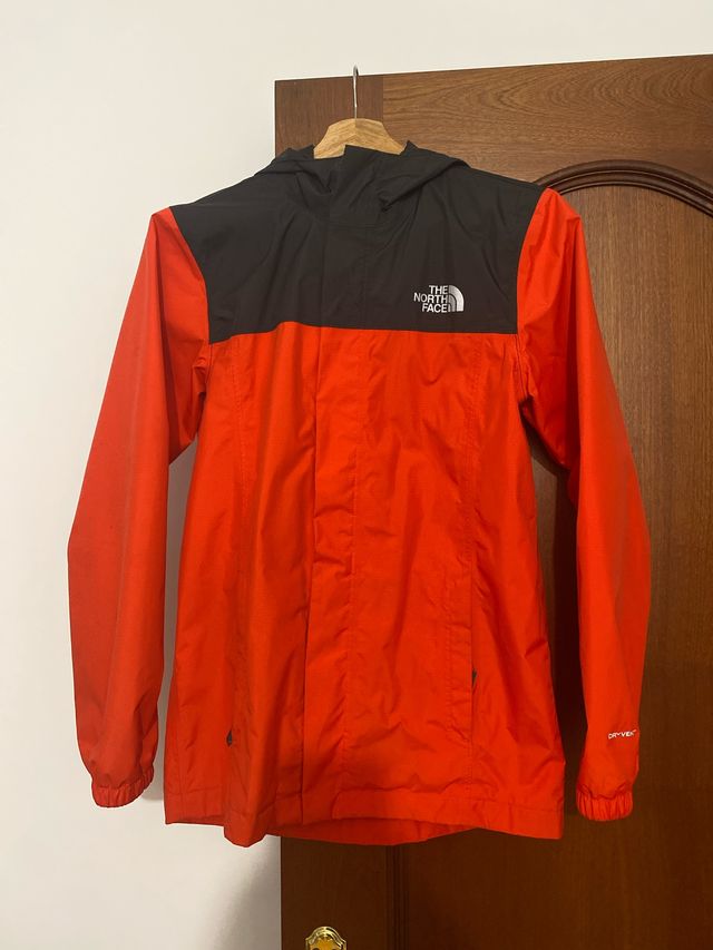 Cortavientos The North Face Naranja/Negro