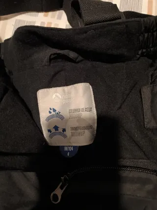 Pantalón de nieve infantil Talla 4 (104cm)