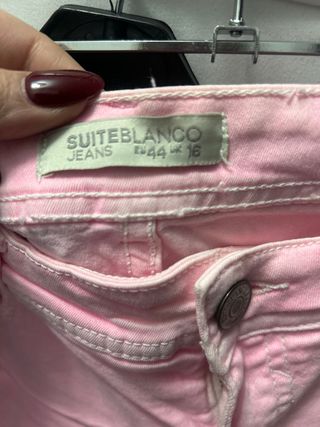 Pantalón rosa chica Suite Blanco Talla XXL