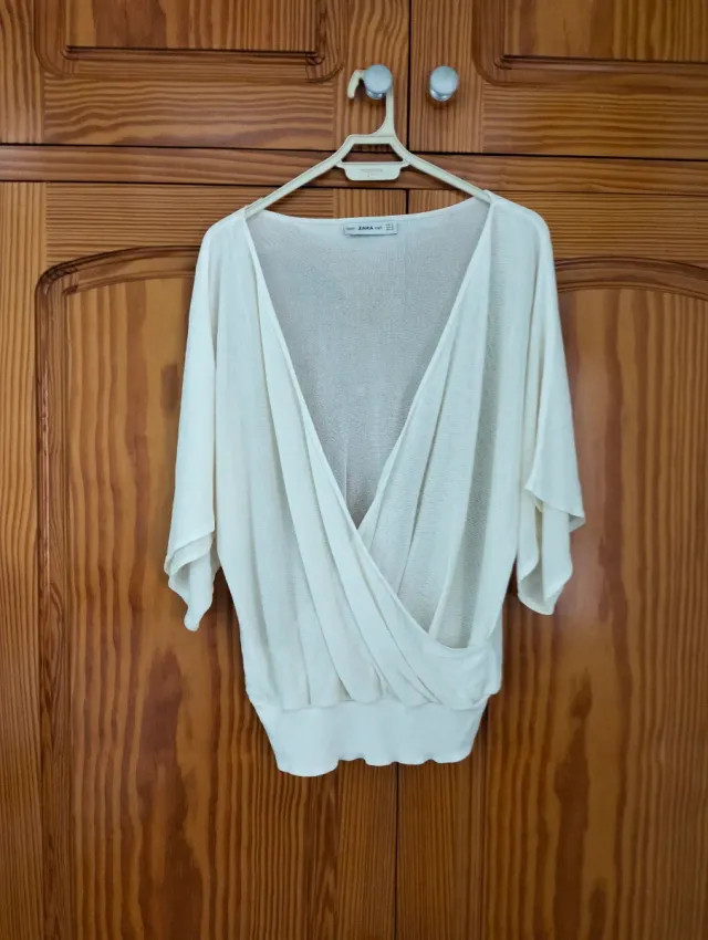 Blusa Zara Beige