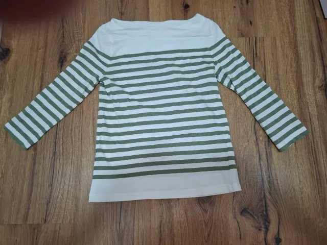 Camiseta Rayas Verde y Blanca