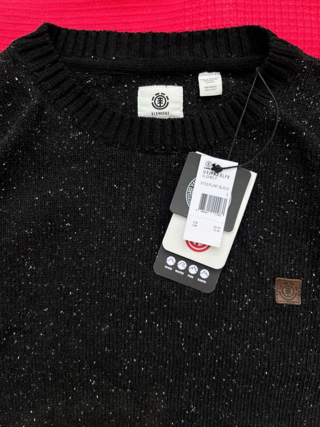 Jersey Element Nuevo Y2K Punteado Logo Bordado Tal