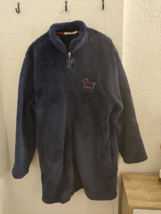 Bata de Pijama Invernal,  Azul Talle L