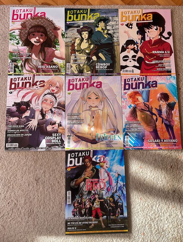 Otaku Bunka revistas del número 34 al 40