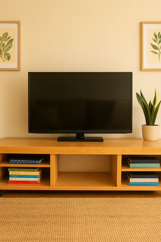 Mobile basso con ruote