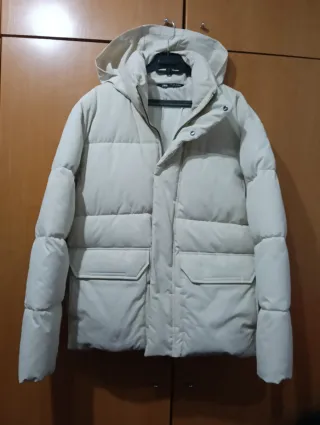 Cazadora Zara Hombre Talla S Beige