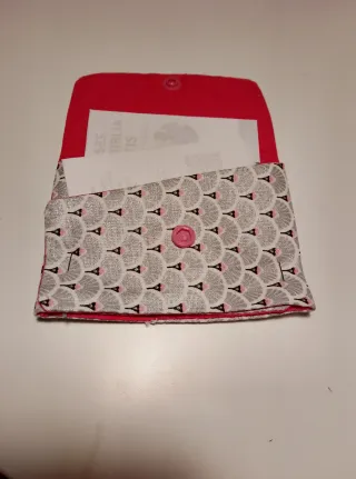 Portatarjetas tela color que quieras