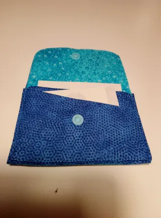 Portatarjetas tela color que quieras