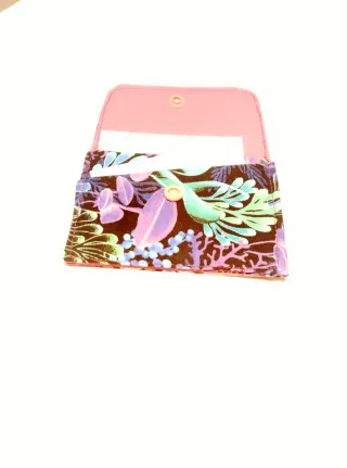 Portatarjetas tela color que quieras