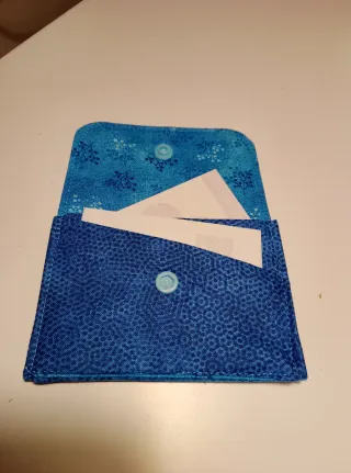 Portatarjetas tela color que quieras