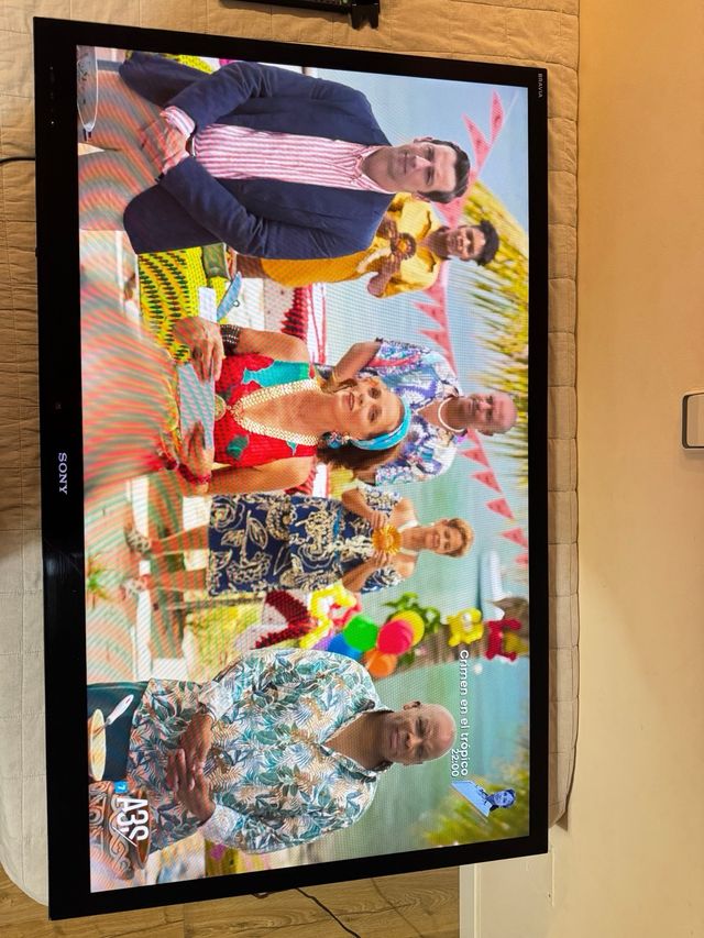 TV Sony 55 con soporte de pared