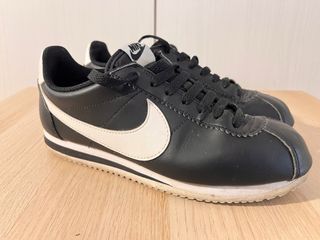 Nike Cortez Scarpe Uomo Donna Nero Bianco