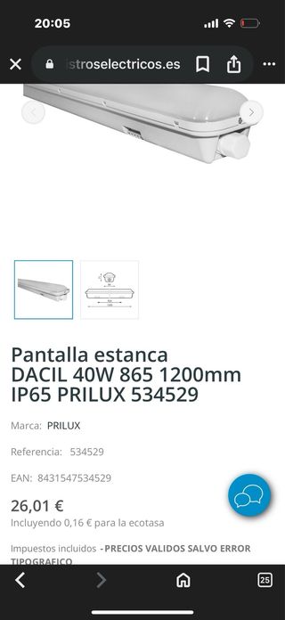 Pantalla LED Dácil 40W