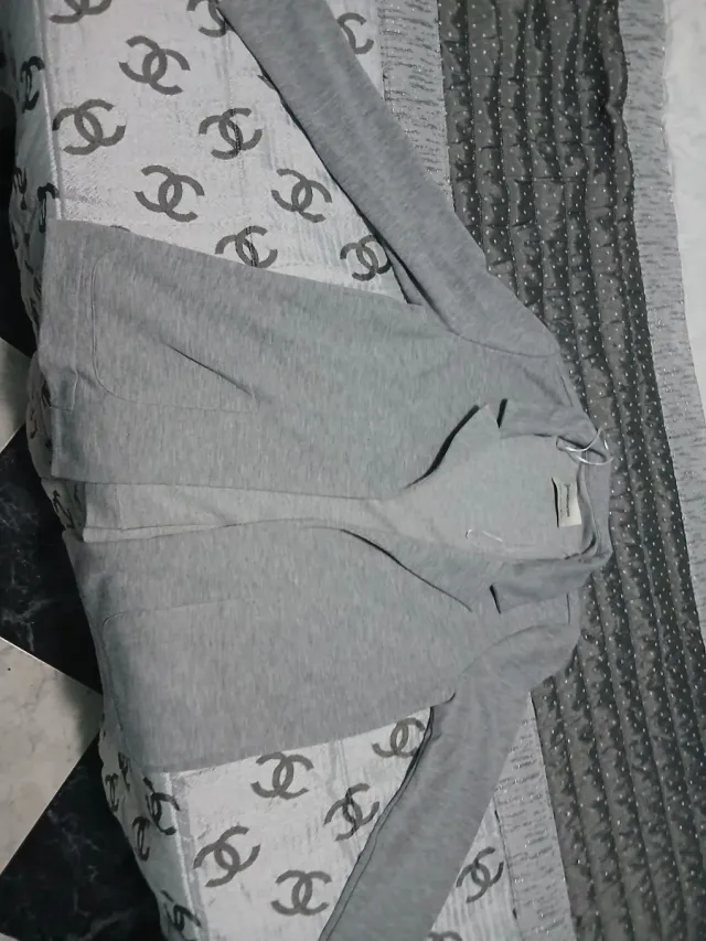 Chaqueta Stradivarius Gris Talla XL