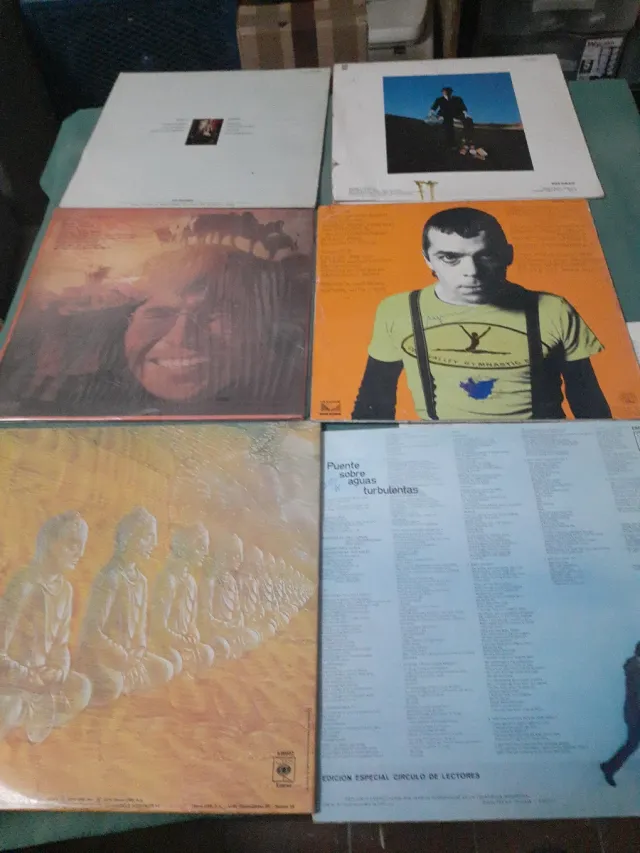 Lote 6 Vinilos LP Varios Géneros