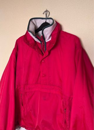 Chaqueta Reversible Ever Green Vintage Gris/Rojo